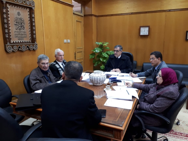 لجنة اختيار مدير مركز الإمتحانات الإلكترونية لجامعة بنها