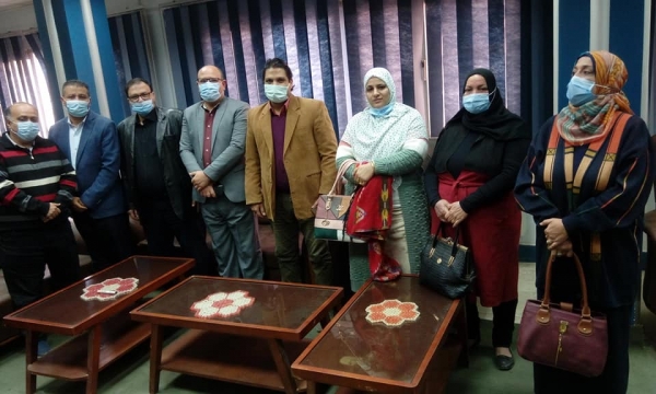 زيارة المراجعة الخارجية من وحدة المشروعات بجامعة بنها لكلية التربية النوعية والهندسة ببنها